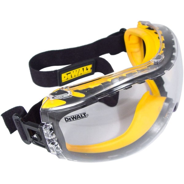 Dewalt DPG82-11C Concealer Clear Anti-Fog Dual Mold Safety Goggle, Clear Lens, 1 Pair
