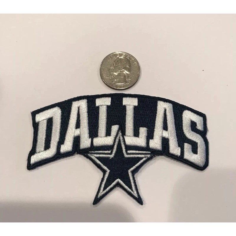 Unbranded Dallas Cowboys vintage embroidered iron on Patch. 4"x 2