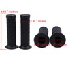 Motorcycle Non Slip Retro Rubber Handlebar Comfortable Handlebar 7/8" 22mm