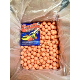 Dubble Bubble One Inch Gumballs Bulk Candy 1LB 2LB 3LB 4LB 5LB Strawberry Banana - 1 LB