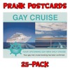 Crazy Novelty Guy (25-Pack) Bulk Prank Postcards - Gay Cruise