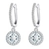 KristLand Women's Elegant Earrings with Cubic Zirconia Shape Earrings with