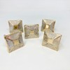 Brass Moroccan White Gold Square Drawer Knob Cupboard Pull Drawer