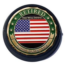 MotorDog69 Retired Army Harley Milwaukee Eight Black Waterfall Horn Cover Coin Mount Set
