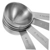 CIYODO 4pcs Stainless Steel Measuring Spoons TSP Kitchen Tools for