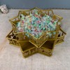 Ramadan Food Serving Tray Iron Food Plate Dessert Pastry Candy