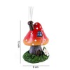Something Different Wholesale Bright Multicolor Toadstool House Design Incense Cone