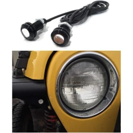 Vital-All Terrain LED Amber Front Turn Signal Lights for Jeep Wrangler Tube/Flat Fenders JK TJ YJ
