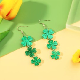 HUASAI St Patricks Day Earrings Accessories for Women St Patricks Day Shirt Outfits for Women