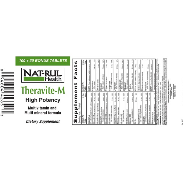 THERAVITE-M TABS N-R Size: 130