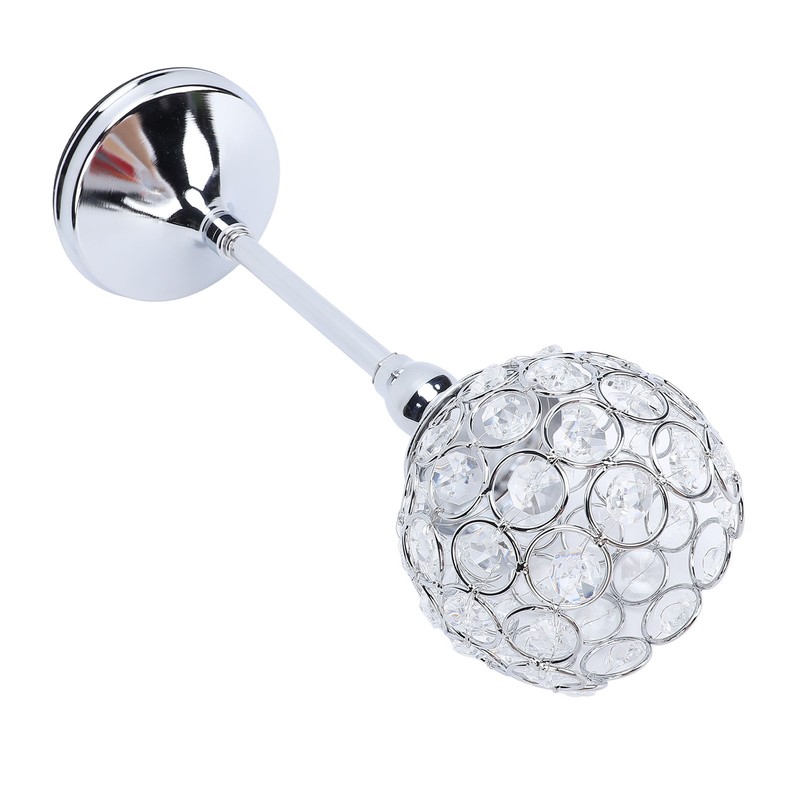 Crystal Candle Holder Ornament Tall Elegant Crystal Silver Candlestick for