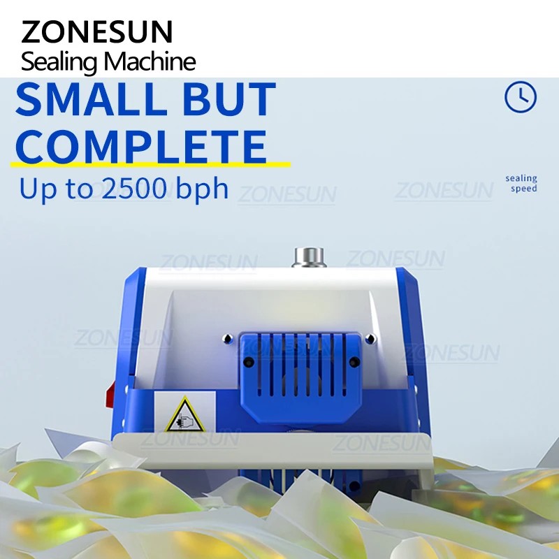 ZONESUN ZS-GLF1P Semi Automatic Small Table Top Food Plastic Bag
