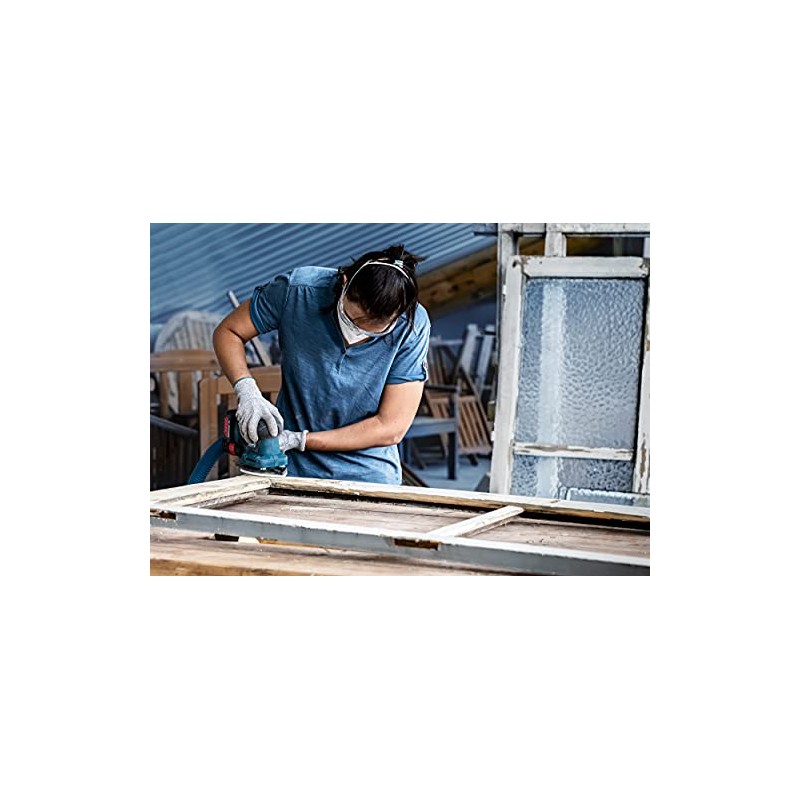 Bosch Professional 5x Expert C470 Sandpaper (93x93 mm, Grit 40,