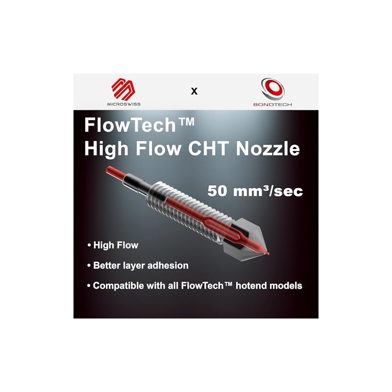 Micro Swiss FlowTech™ High Flow CHT Nozzle - 0.6mm
