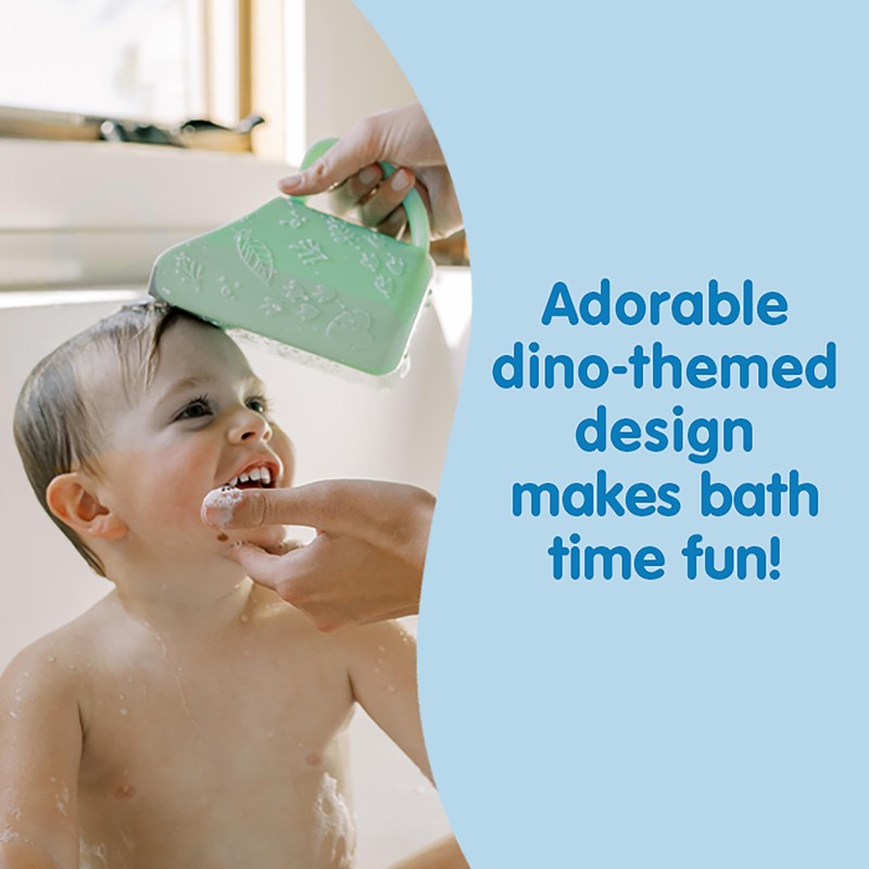 Dr. Brown's CleanUp Dino-Pour Baby Bath Rinse Cup, Tear-Free Rinsing