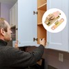HOMSFOU 4pcs Dining Table Lock Drawer Buckle Accesorios para Escritorio