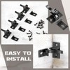 Lounsweer 16 Pcs Brass Heavy Duty Cabinet Door Latch Cabinet