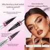2-Prong Micro-Fork Tip for Defined, Natural Brows, Long-Lasting, Waterproof, Dual-End