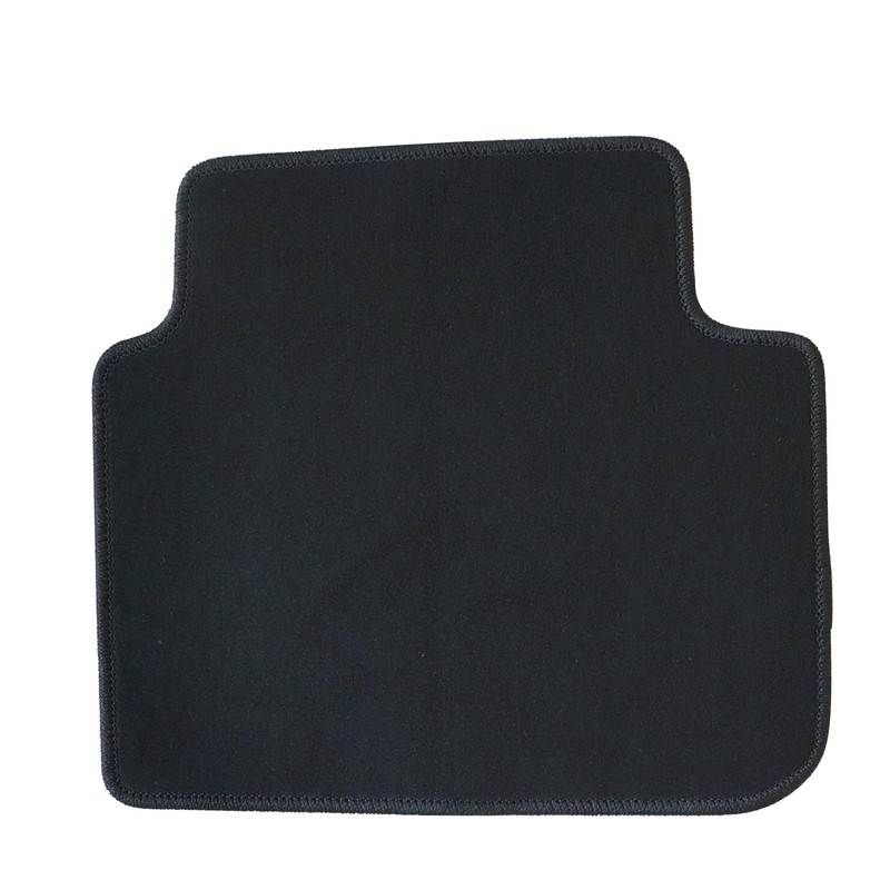 SecosAutoparts Replacement Black Velour Front & Rear Floor Mats Carpet