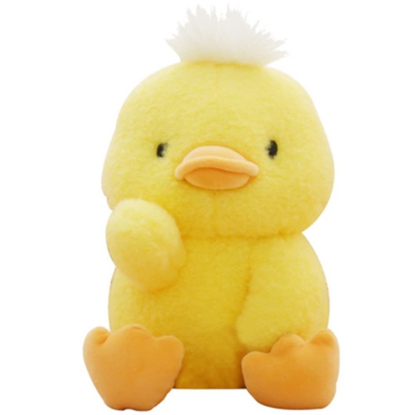 OUKEYI Plush DucklingsSoft Stuffed Animals，Velvet Duck Stuffed Animals Soft for Toddlers Kids Boys Girls (Yellow 23 cm)