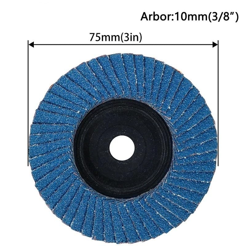 ANBOO Pack of 12 Flap Discs Sanding Discs Sanding Mop