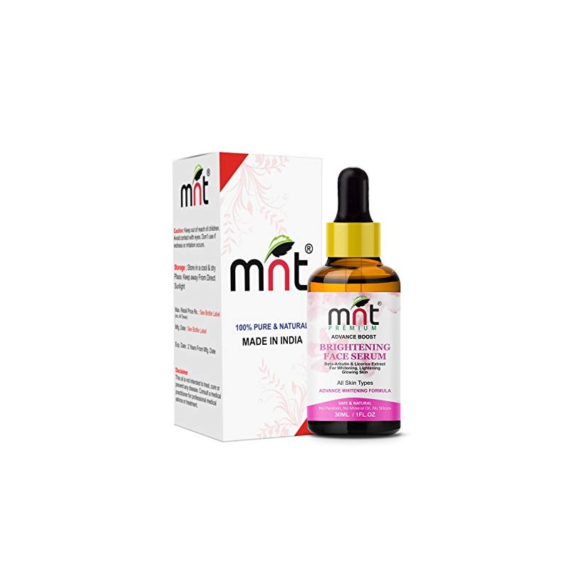 MNT Advace Boost Brightening Face Serum With Beta-Arbutin & Licorice