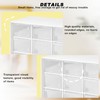 2Pcs Mini Plastic Drawer Organiser, Desk Storage Organizer with 9