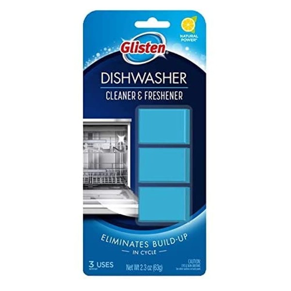 Glisten Dishwasher Cleaner & Freshener, 3 Tablets