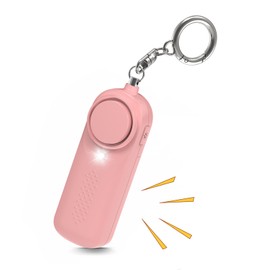 Ninonly Taschenalarm 130 dB, Persönlicher Alarm für Frauen, Schlüsselanhänger mit LED-Licht zur Selbstverteidigung, Notfall Schrillalarm für Kinder und Senioren