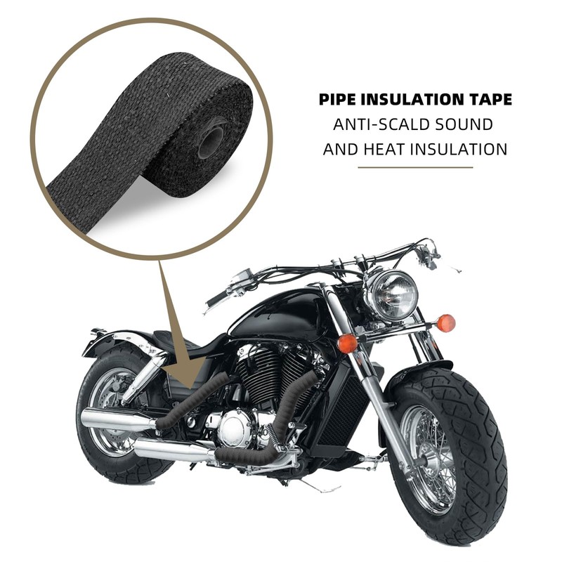 2 Pack Fireproof Pipe Wrap Insulation 2" Wide X 16'