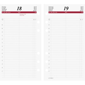 rido/idé Daily Calendar Timing 2 (2025), 1 Page = 1 Day, 93 × 172 mm, 448 Pages
