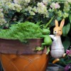 Garden Rabbit Statue Animal Statue Resin Climbing Rabbit Sculpture for