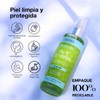Limpiador facial para piel grasa, antiimperfecciones, antiacné, con ale vera,
