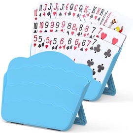 Tenyond Card Holders for Playing Cards - 2 Pack Playing Card Holder with Foldable Stand for Easy Storage and Travel Games, for Seniors, Little Hands, or Arthritis Hands, UNO, Poker