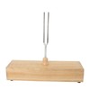 256Hz Tuning Fork with Wood Resonance Box and Hammer Sound