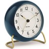 Arne Jacobsen - Station Alarm Clock - Petrol Blue