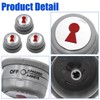 ShineUs 88848 Gas Grill Control Knob，Compatible with Weber Genesis 300