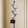 ZEYEXE Tree-shaped coat rack,Coat Tree Freestanding with 8 Hooks and