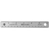 NoBrand 10414 Stainless Steel Metal Ruler with Non-Slip Cork Base,