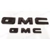 Auto OVERLAY Front & Rear Gloss Black Emblem Overlay Fit