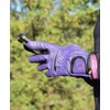 eGlove EQUEST GRIP PRO Leather Touch Screen Riding Gloves Purple
