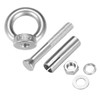 sourcing map M12 x 80 Expansion Eyebolt Eye Nut Screw