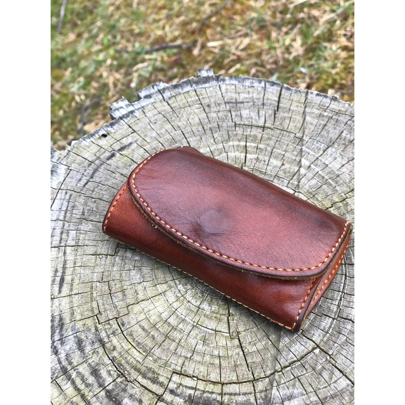 atelier CODEL Tochigi Leather Key Case With Coin Purse, Genuine