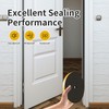 MIKONIYA Weather Stripping Door Seal,Weather Stripping,Soundproof,Cold Insulation,High Density CR Foam