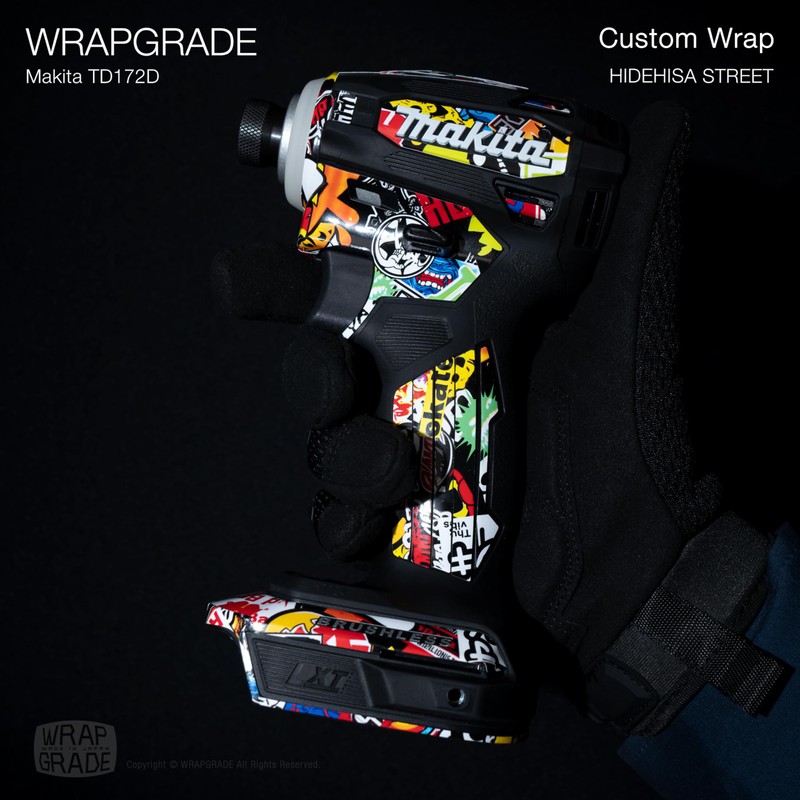 WRAPGRADE Custom Wrap for Makita TD172D (Hidehisu Street)