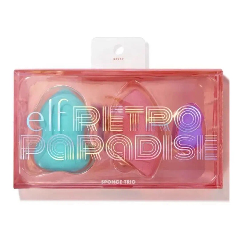 Retro Paradise Sponge Trio E.l.f. Cosmetics