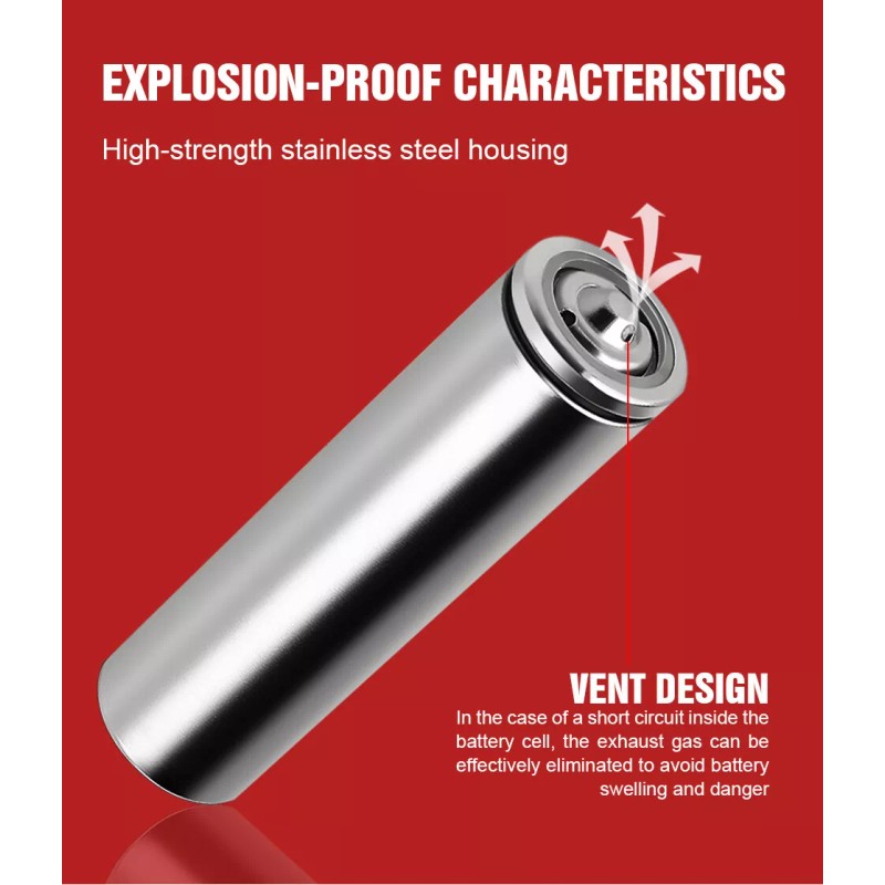 TrustFire 900mAh 14500 3.7V Li-ion Rechargeable Battery With PCB Batteries