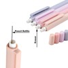 SEIWEI 6Pcs Pastel Pencils Set Triangle Bar Mechanical Pencils Retractable