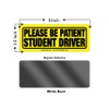 SIGNOGRAFX Please Be Patient Student Driver Car Magnet sign, New