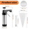 Churro Maker Machine, Stainless Steel Churros Gun Kit with 8